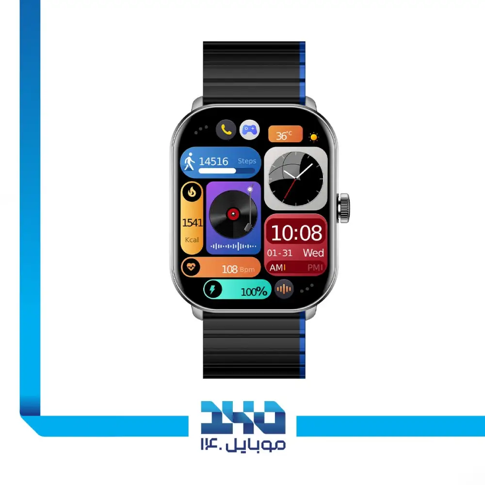 ساعت هوشمند گلوریمی مدل GS1 Pro | دارای بند اضافه