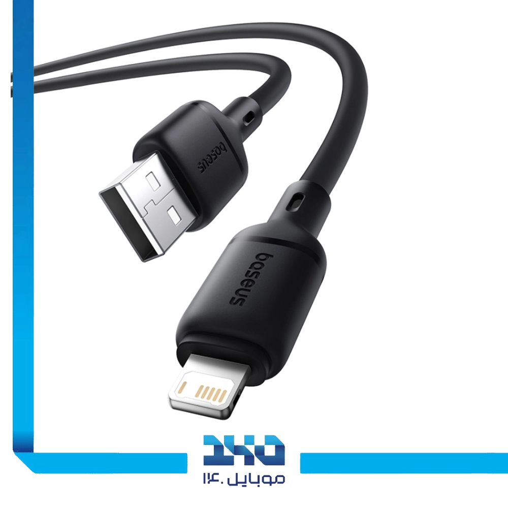کابل یو اس بی به لایتنینگ بیسوس مدل Silky