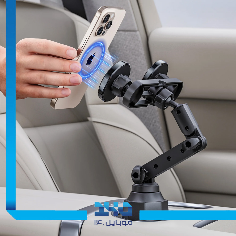 پایه نگهدارنده موبایل داخل جالیوانی خودرو گرین لاین Duo Magflex