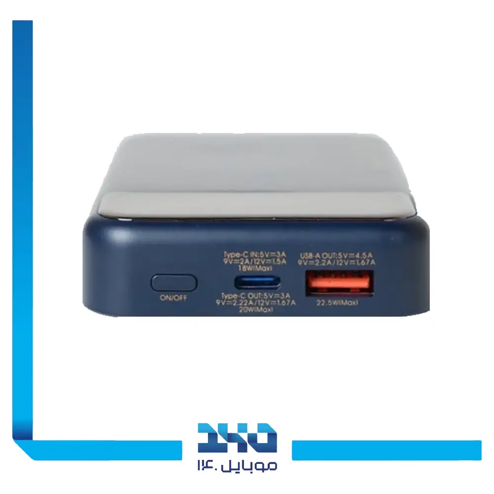 پاوربانک ریمکس مدل RPP-525 ظرفیت 10000 میلی‌آمپر