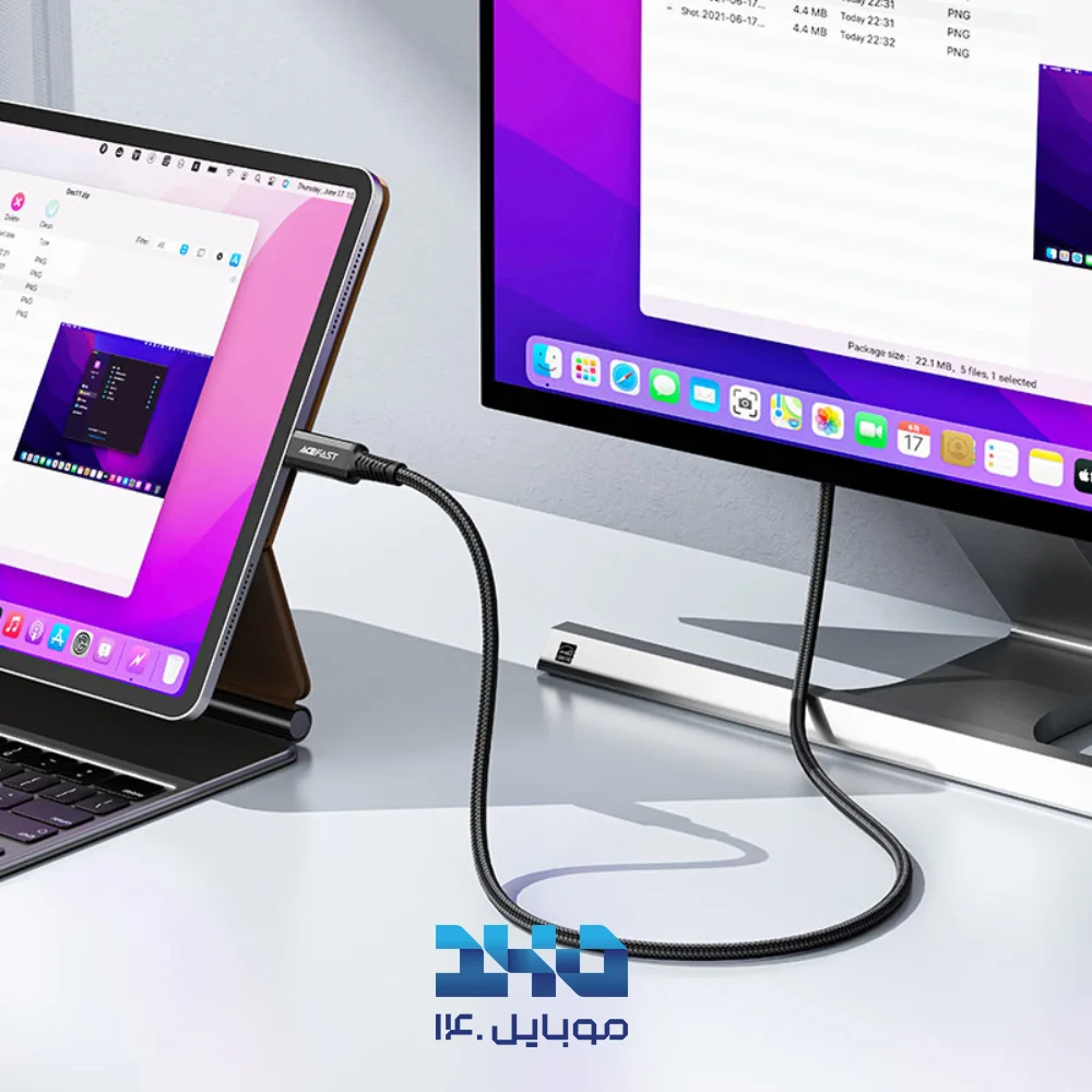 کابل تبدیل تایپ سی به HDMI ایس فست مدل C1-10 طول 1.8 متر