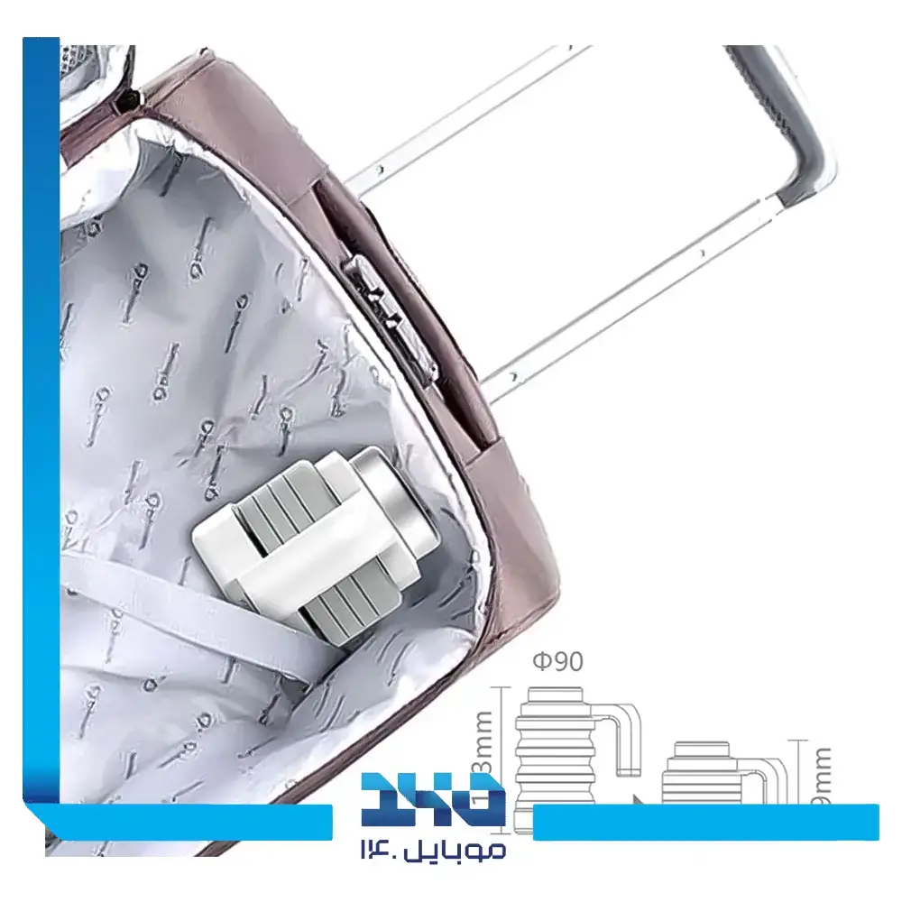 کتری برقی تاشو خودرو گرین لاین مدل Electric Kettle