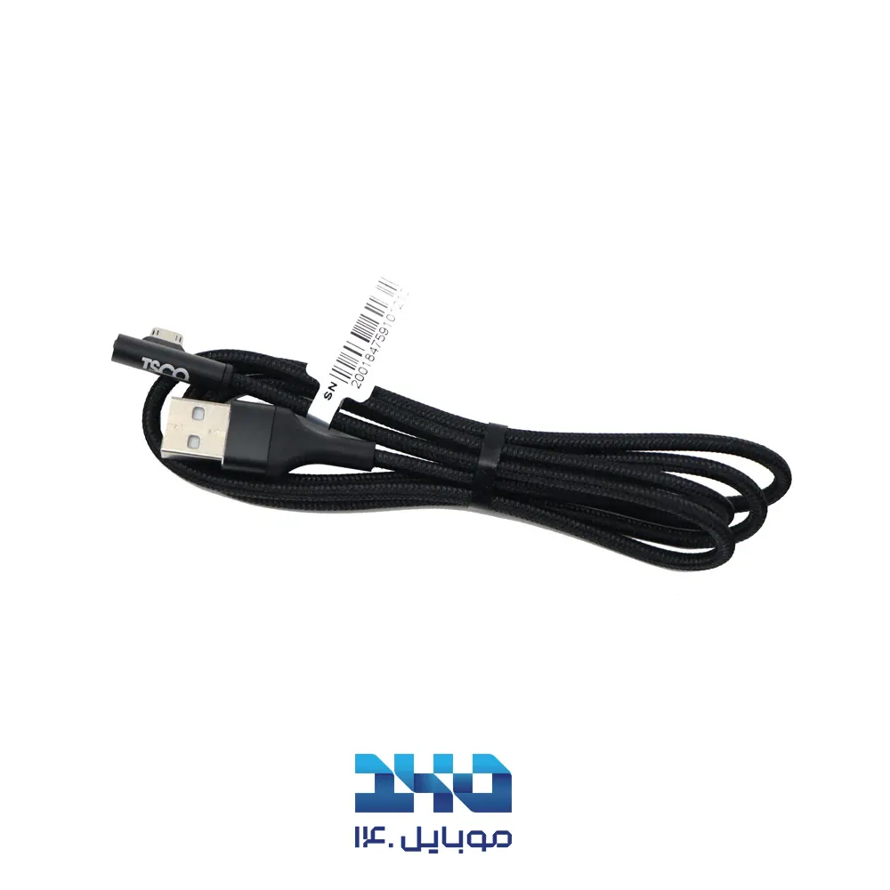 کابل تبدیل USB به microUSB تسکو مدل TC-A184 طول 1 متر