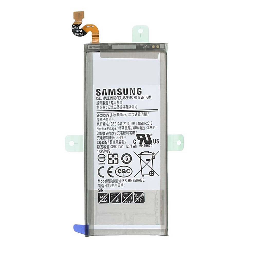 باتری گوشی سامسونگ Galaxy NOTE 8 ظرفیت 3300 میلیآمپر مدل (EB-BN950ABE) | اصل