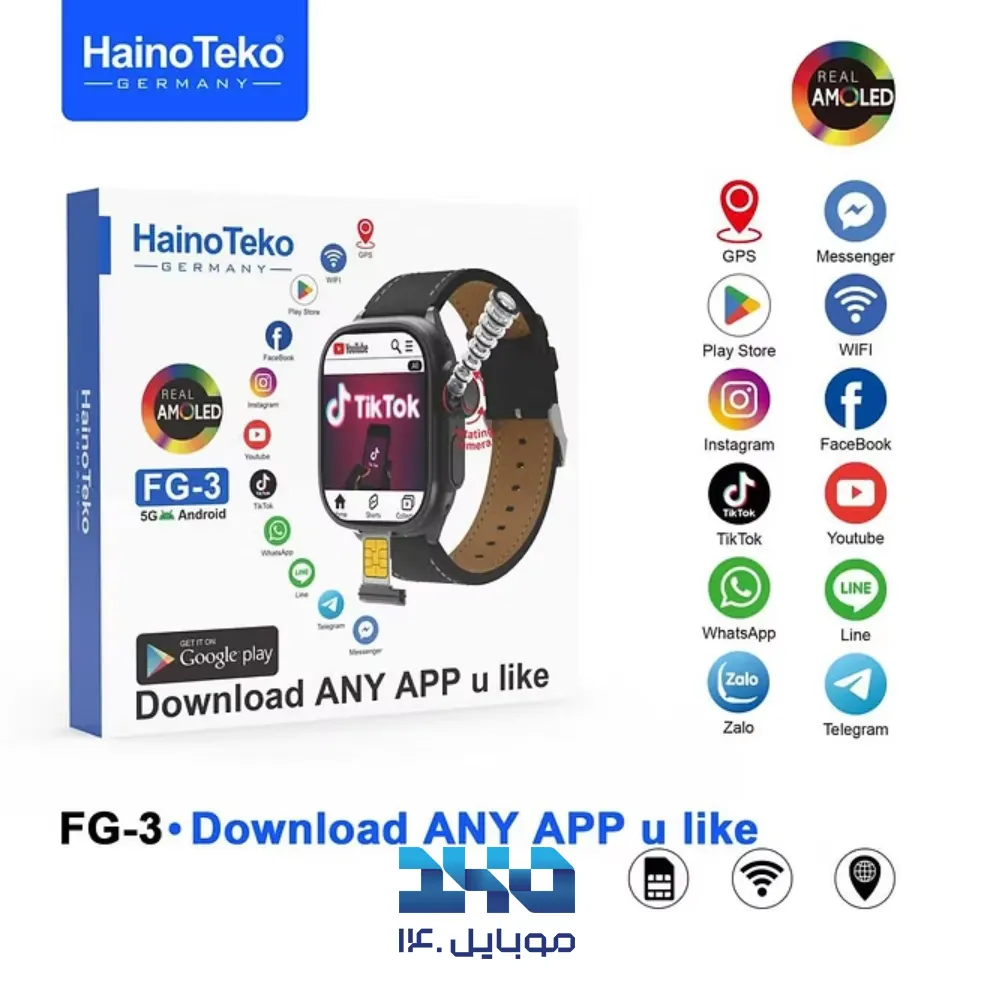 ساعت هوشمند هاینو تکو مدل FG-3