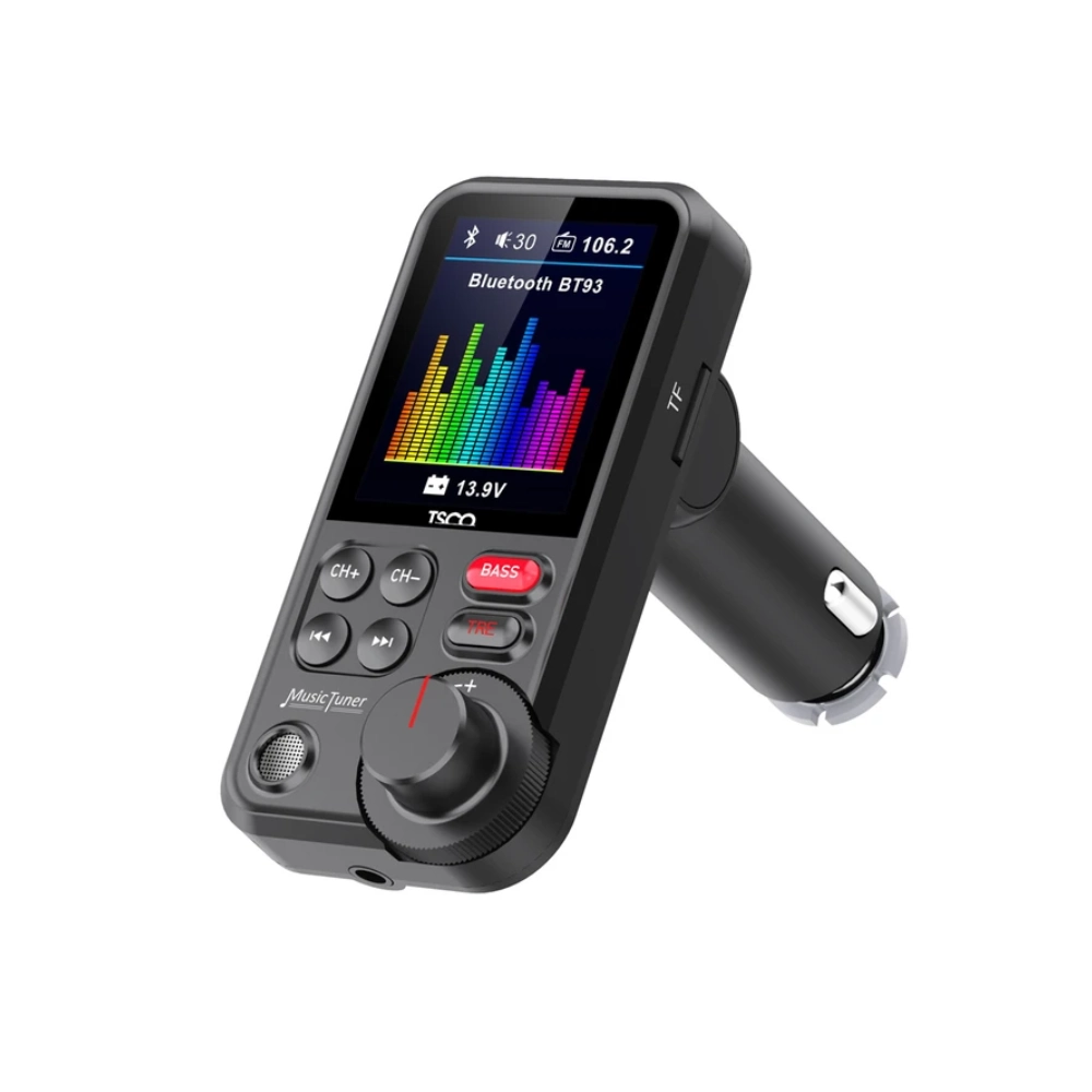 شارژر فندکی و رابط بلوتوث خودرو تسکو مدل (BFM 2220) 18 وات