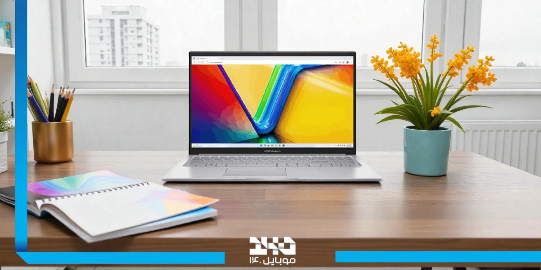 بررسی کلی ASUS Vivobook F1504VA i7-1355U (حسگر اثرانگشت و بکلایت)