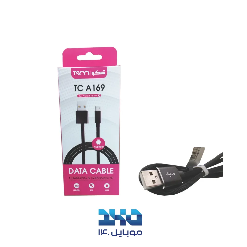 کابل تبدیل USB به microUSB تسکو مدل TCA 169 طول 1 متر