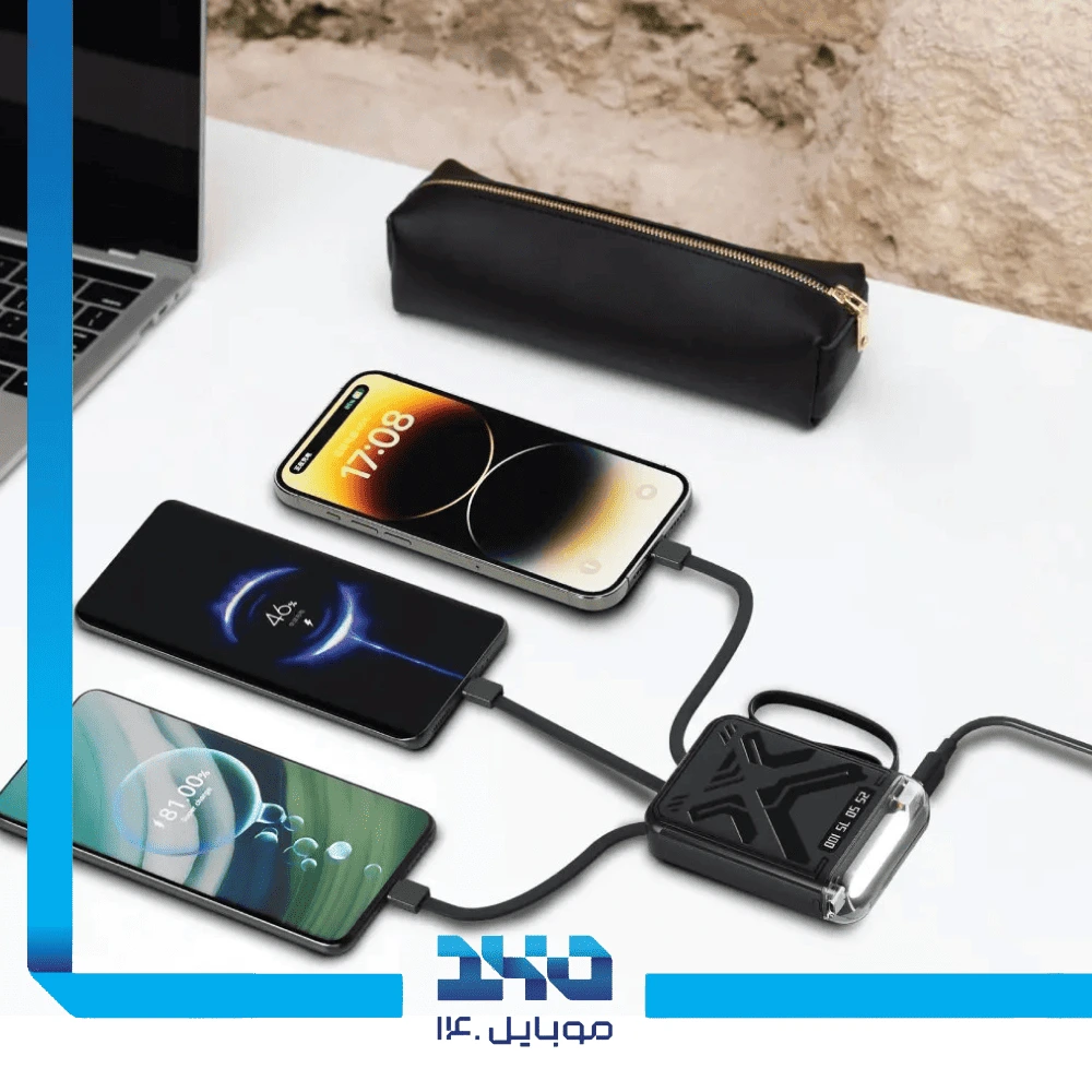 پاور بانک گرین لاین مدل Luma Pro ظرفیت 10000 میلی آمپر