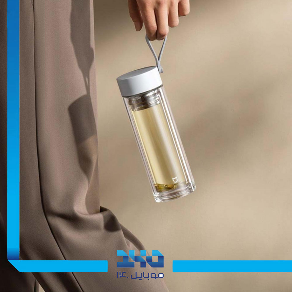 فلاسک شیشه ای دو جداره شیائومی مدل Mijia MJBLB01PL ظرفیت 400 میلی متر