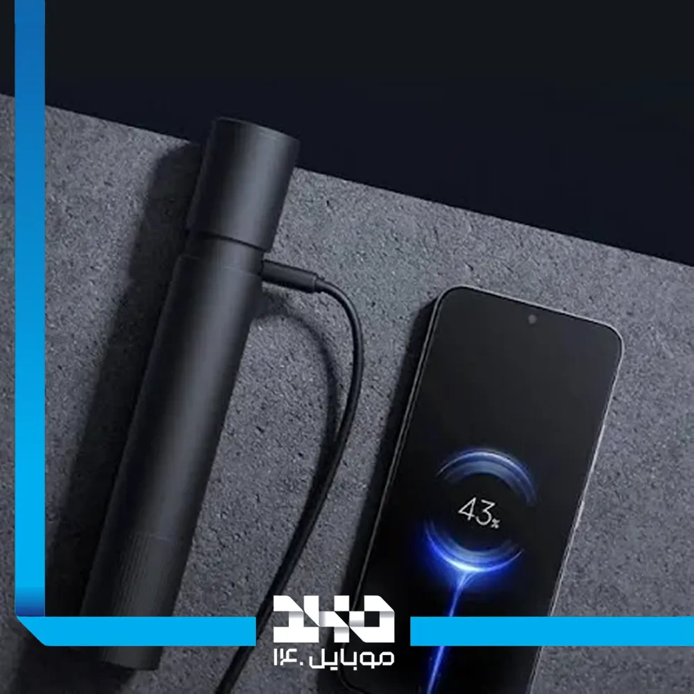 چراغ قوه و پاوربانک چندمنظوره شیائومی مدل Mijia N613 Multifunctional Flashlight