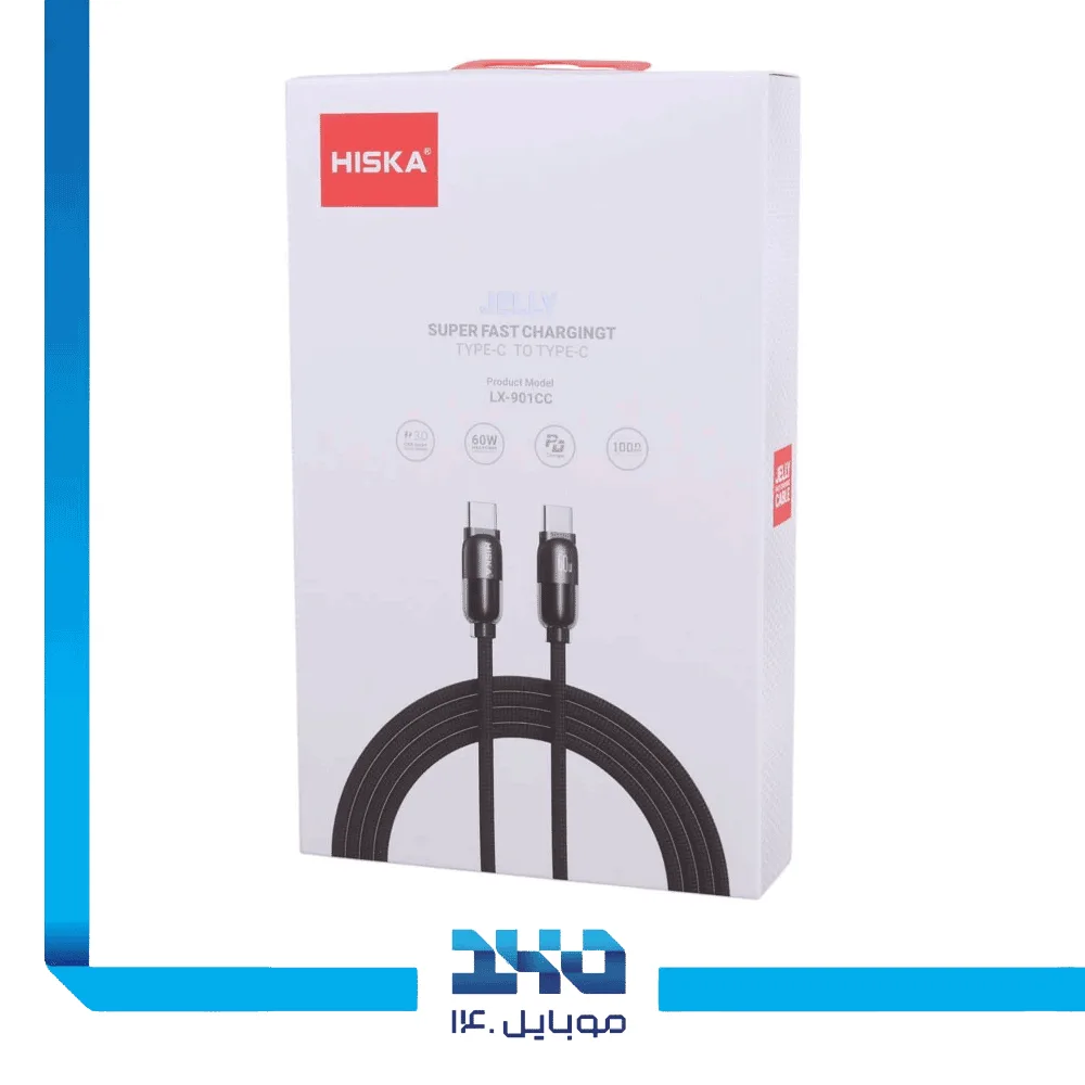 کابل شارژ دو سر تایپ سی هیسکا مدل LX-901CC