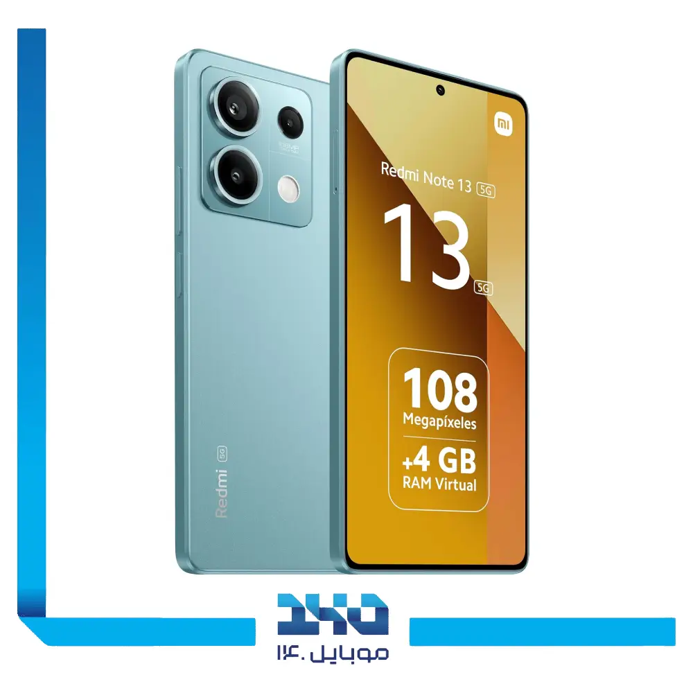 گوشی موبایل شیائومی مدل Redmi Note 13 ظرفیت 256 گیگابایت رم 8 گیگابایت | 5G