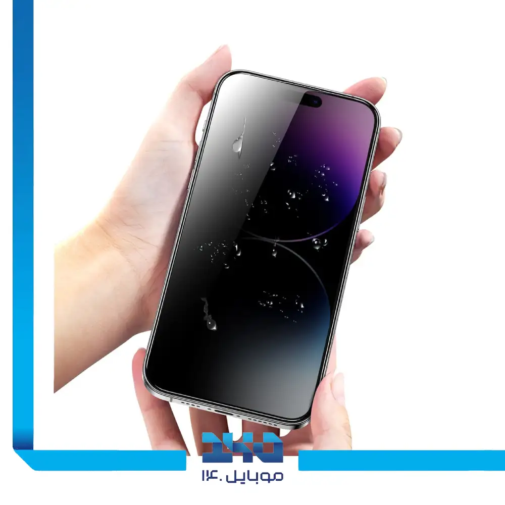 گلس پرایوسی گوشی آیفون 15 پرومکس گرین لاین مدل 9H Steve