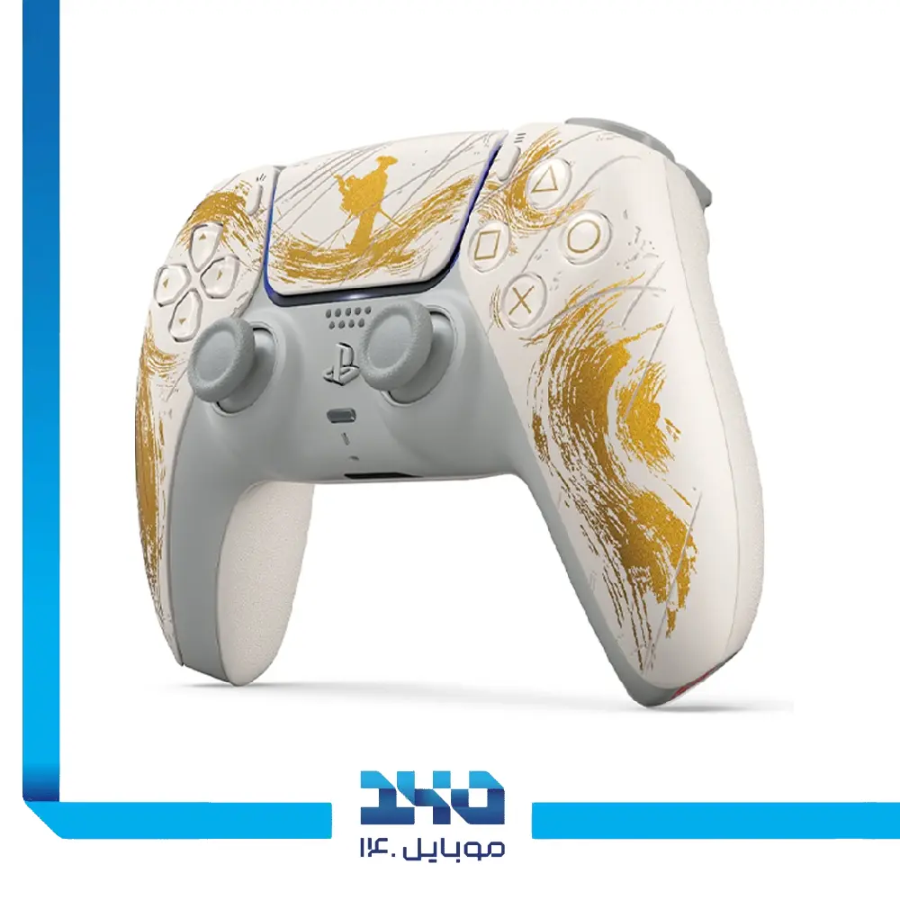 دسته بازی PS5 مدل Ghost of Yotei Gold طلایی