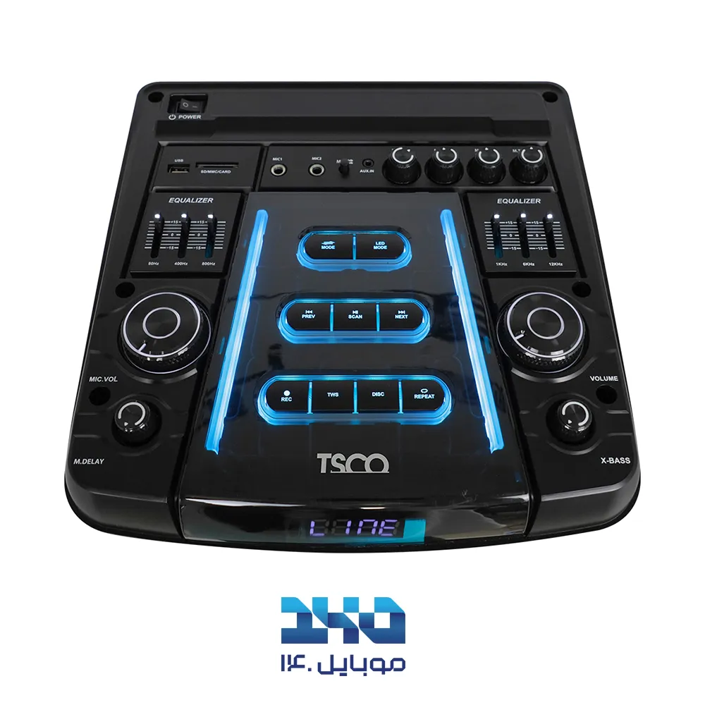 اسپیکر ایستاده تسکو مدل THM S1031 با میکروفون بی‌سیم