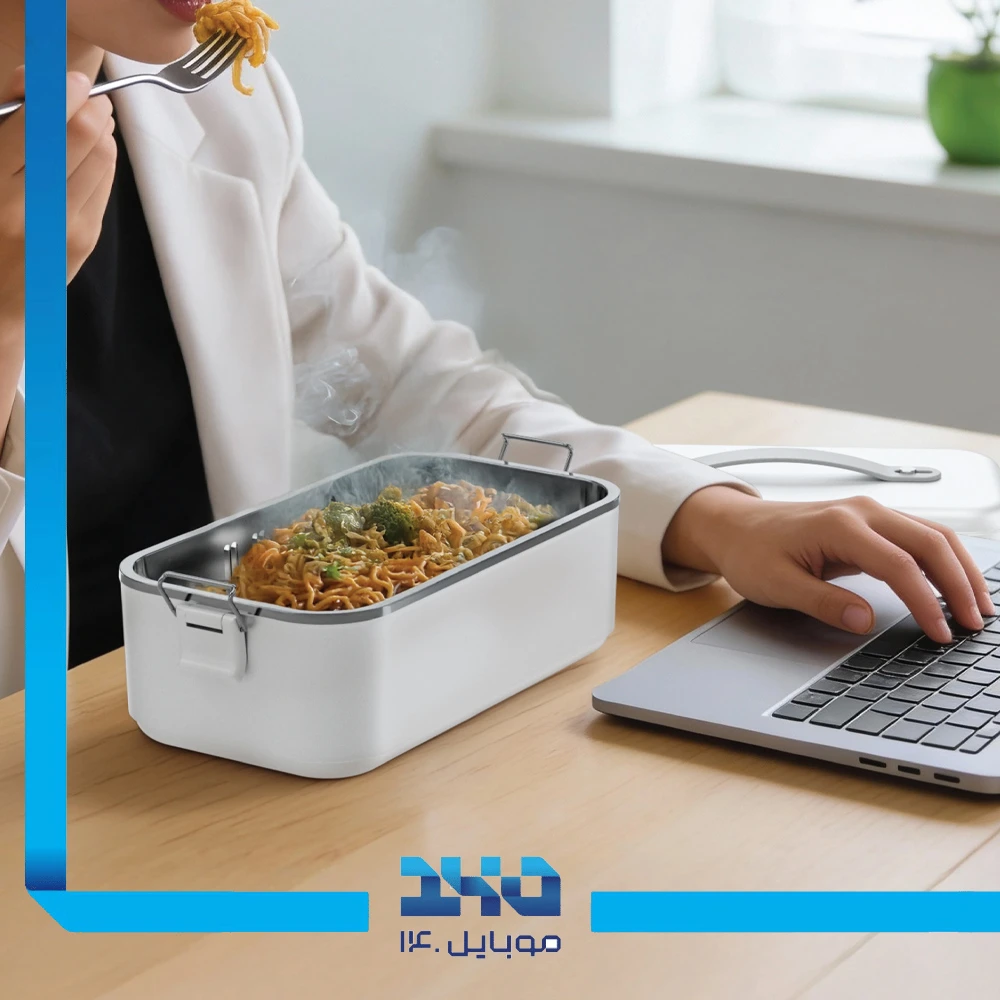 ظرف غذای گرم‌کن‌دار قابل حمل گرین لاین مدل (GLB-20)