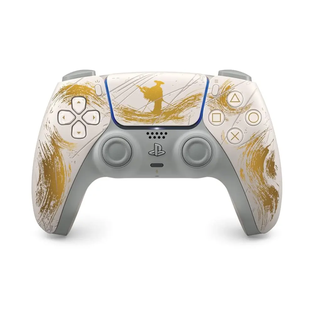 دسته بازی PS5 مدل Ghost of Yotei Gold طلایی