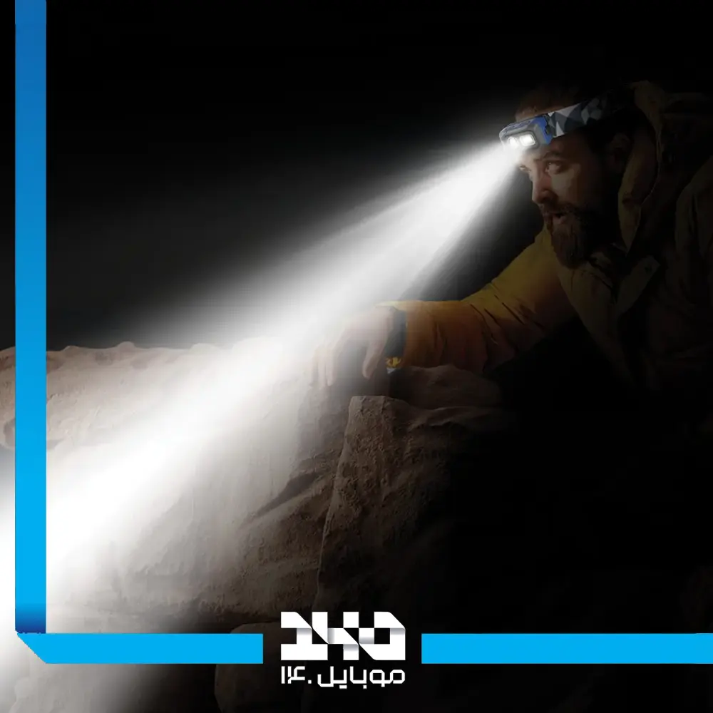 چراغ پیشانی پاورولوژی مدل BrightVision