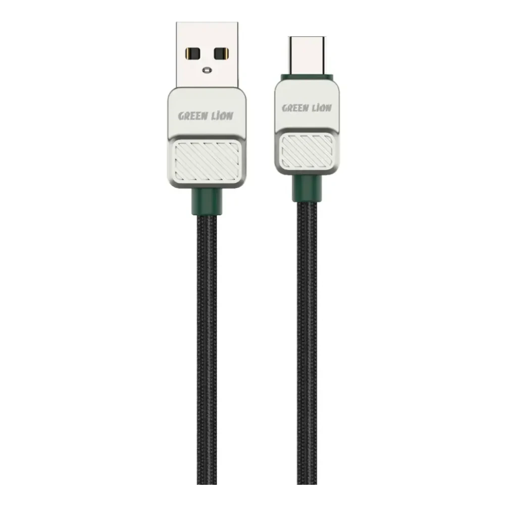 کابل USB-A به تایپ سی گرین لاین مدل Electroplated Braided Cable