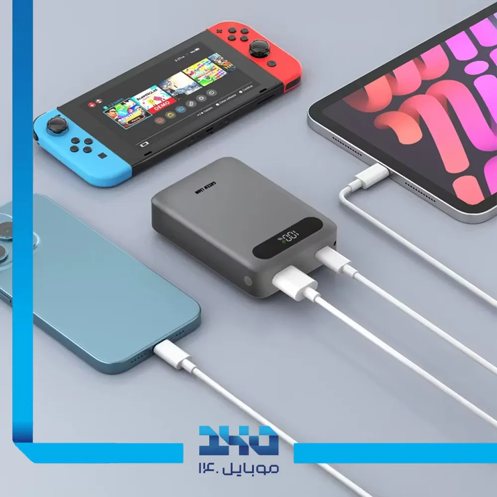 پاوربانک گرین لاین مدل Zuno ظرفیت 20000 میلی آمپر ساعت