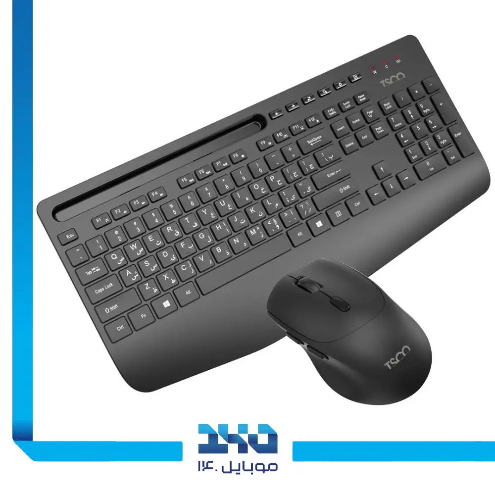 کیبورد و ماوس تسکو مدل TKM 7025 W
