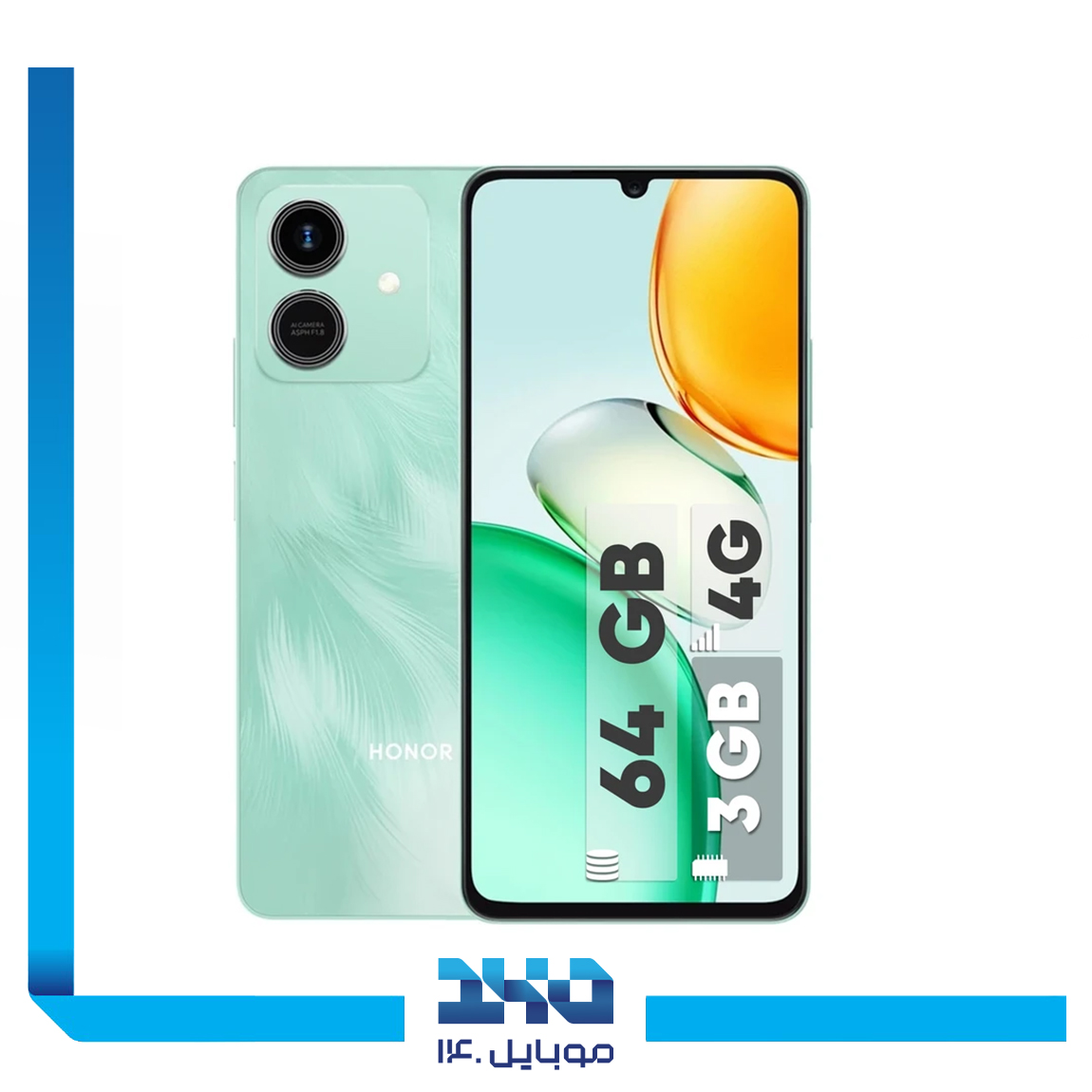 گوشی موبایل آنر مدل Play 10 ظرفیت 64 گیگابایت رم 3 گیگابایت