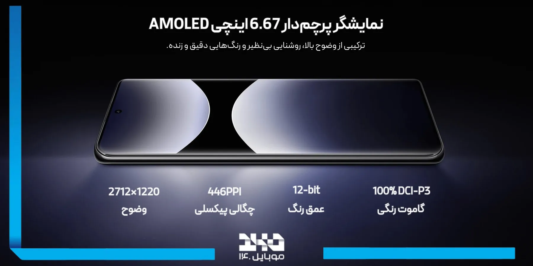 کیفیت تصویر فوقالعاده و محافظت چشم با ردمی نوت ۱۴ پرو ۵G