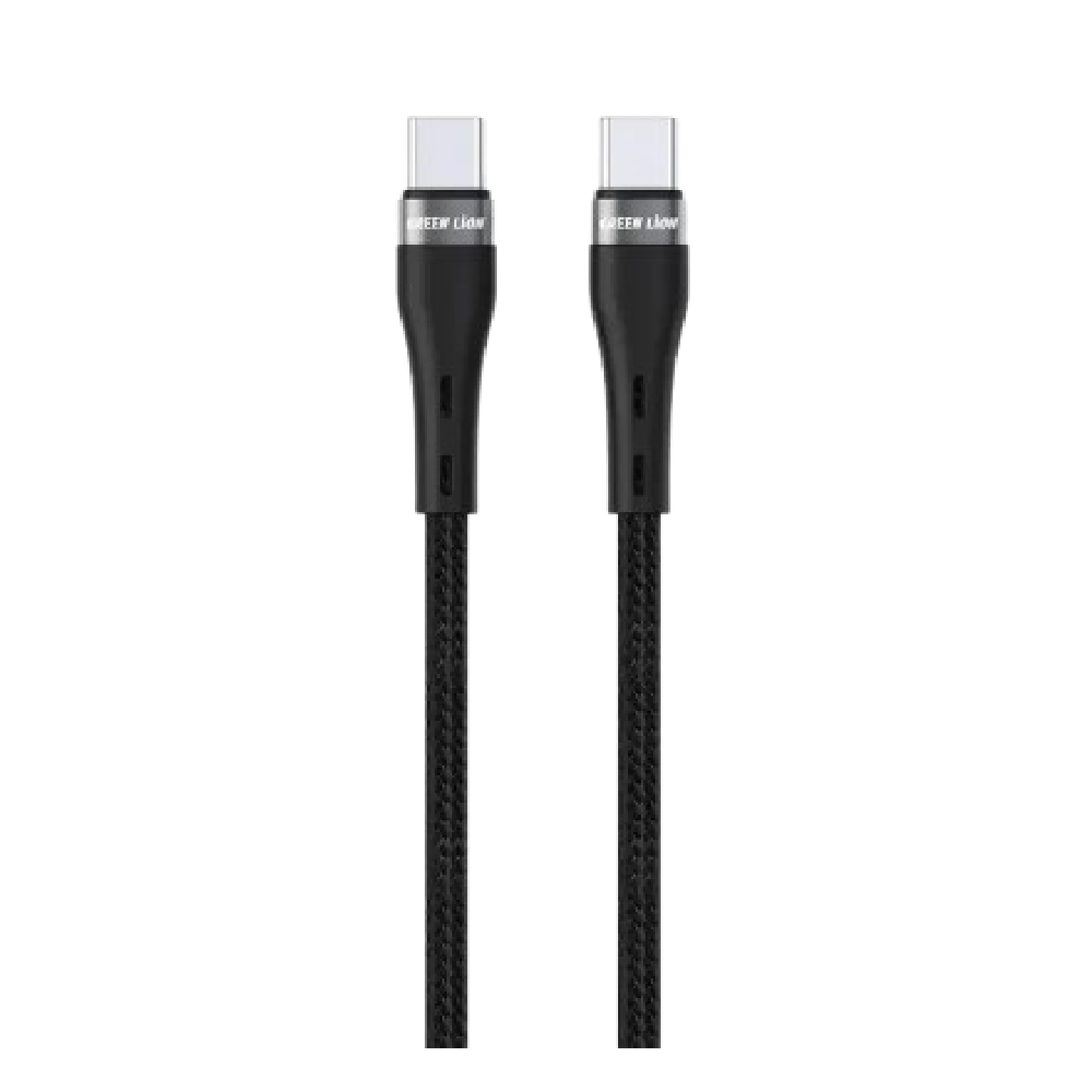 کابل تایپ سی به تایپ سی گرین لاین مدل Braided Cable