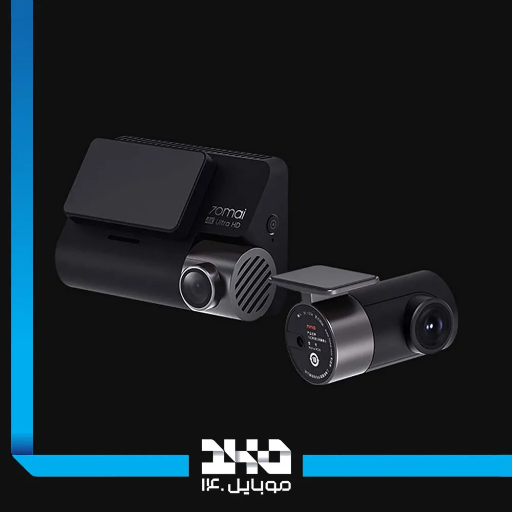 دوربین فیلم برداری خودرو سوِنتی مِی مدل 70maI Dash Cam 4K + Rear Cam Set(RC06) A800S