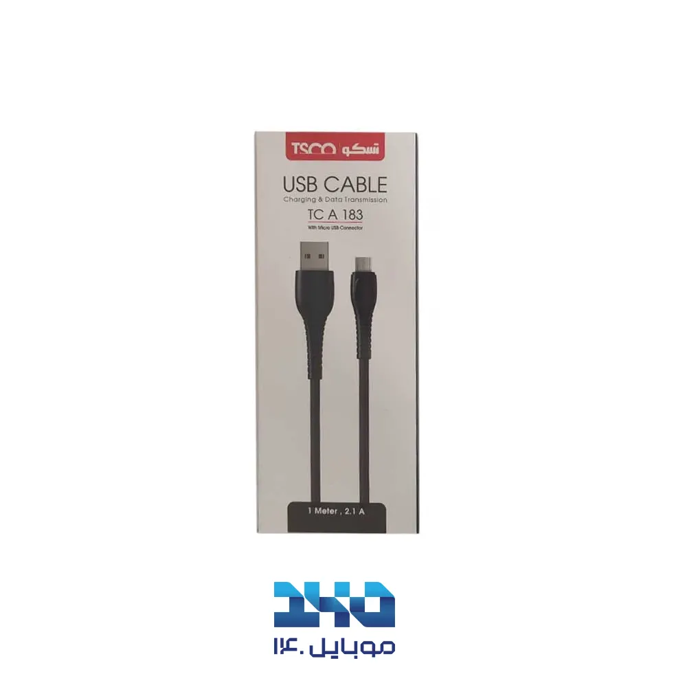 کابل USB به microUSB تسکو مدل TCA 183