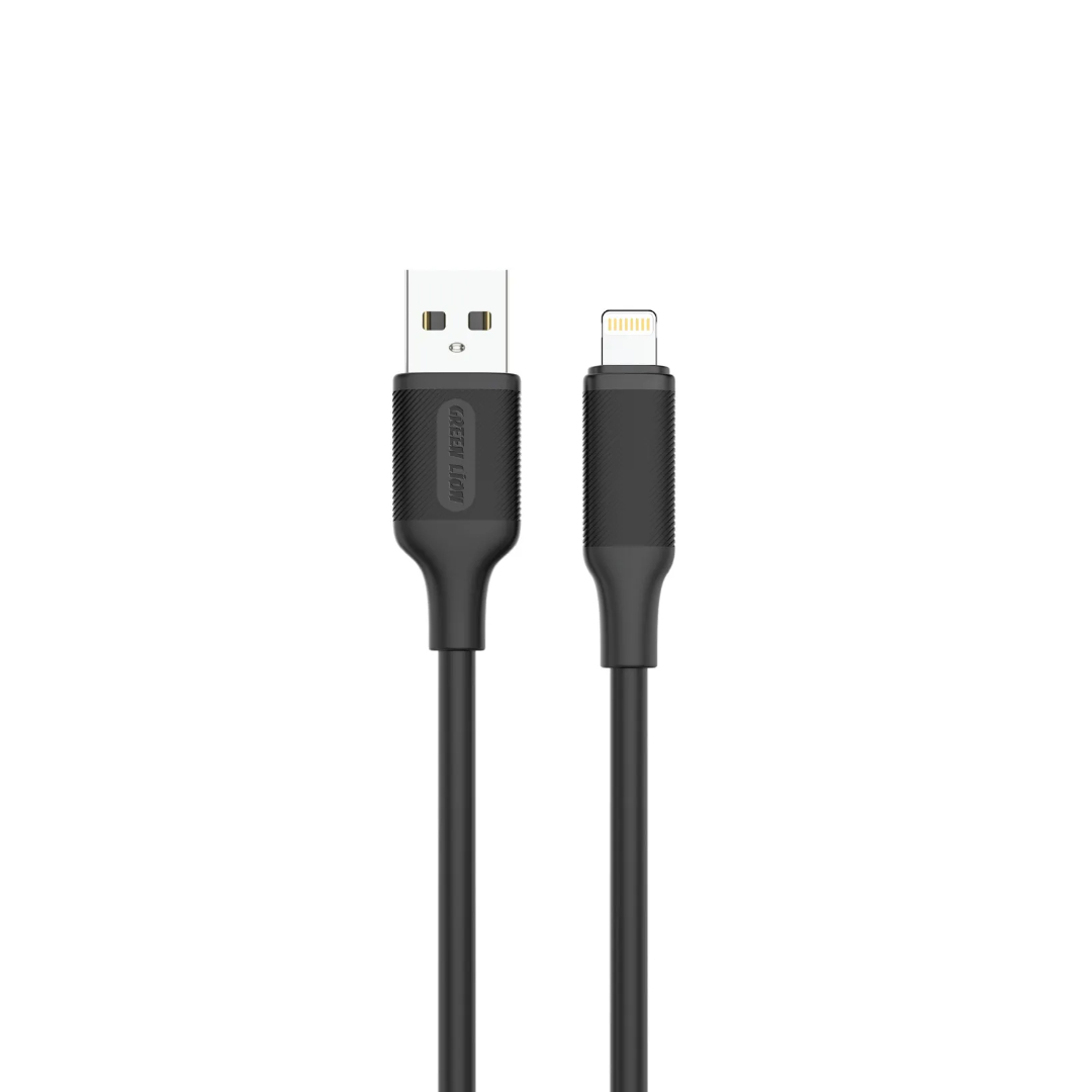 کابل شارژ گرین لاین مدل (PVC USB-A to Lightning) طول 2 متر