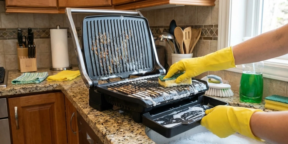 چطور دستگاه گریل پز برقی خود را تمیز کنم؟