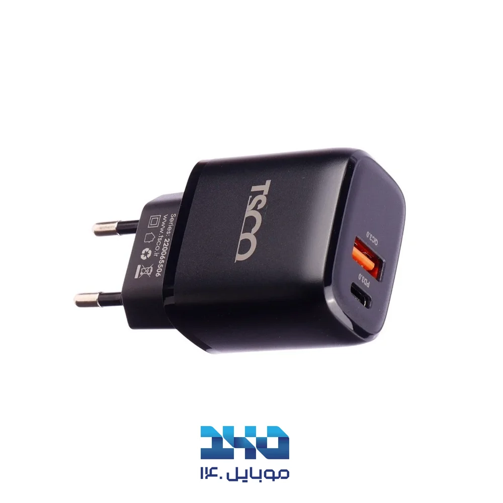 شارژر دیواری 20 وات تسکو مدل TTC 65