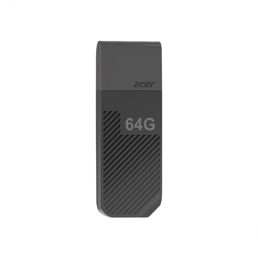 فلش مموری ایسر مدل (UP200) با رابط USB 2.0 ظرفیت 64 گیگابایت مشکی
