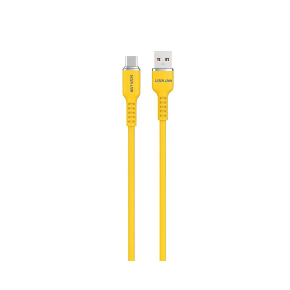 کابل USB-A به USB-C گرین لاین با روکش سیلیکونی