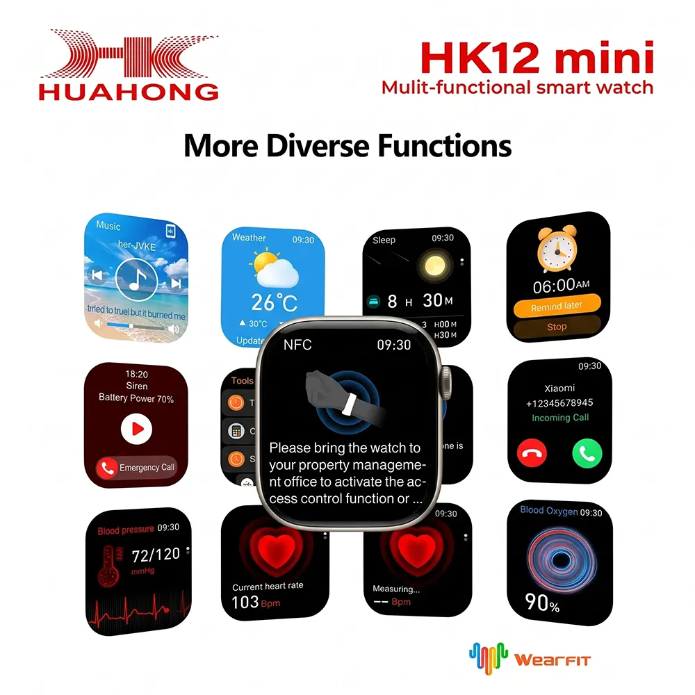 ساعت هوشمند هواهونگ HK12 Mini سایز 41 میلیمتر