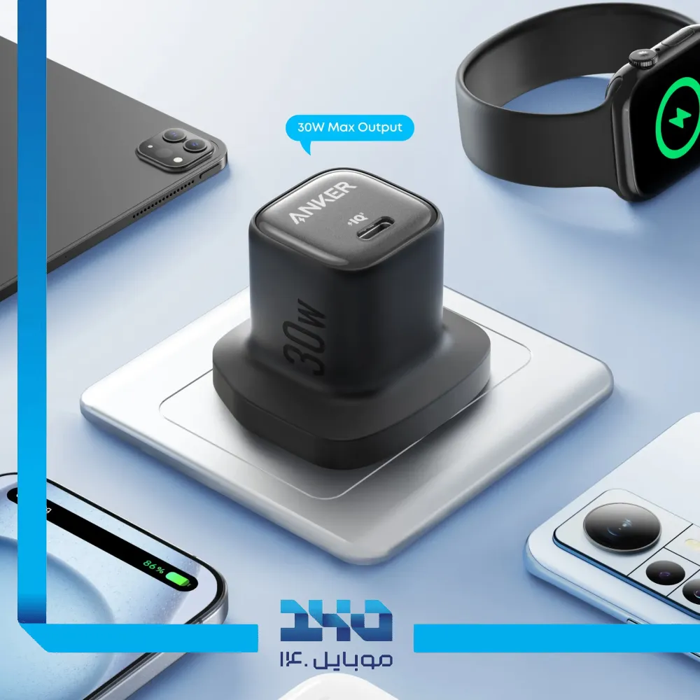 شارژر دیواری 30 وات انکر مدل Zolo A2698