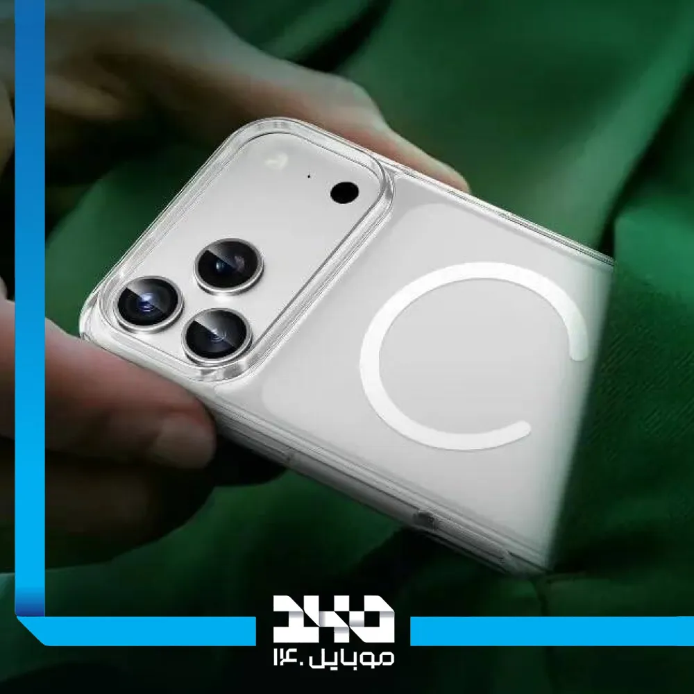 قاب گوشی آیفون 17 پرو مدل Green Lion MagSafe Crystal Clear فوق شفاف