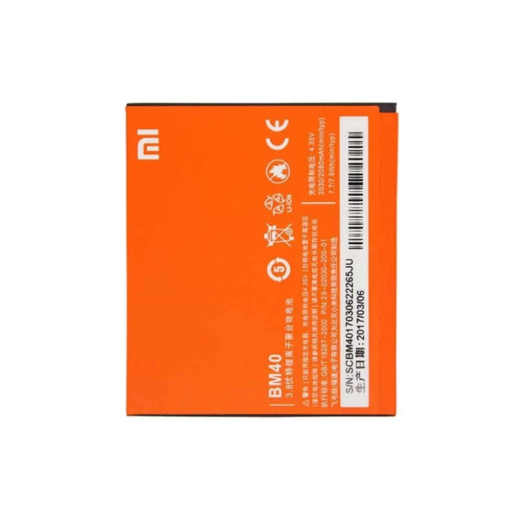 باتری گوشی شیائومی Xiaomi Mi 2A ظرفیت 2030 میلیآمپر مدل (BM40) | اصل