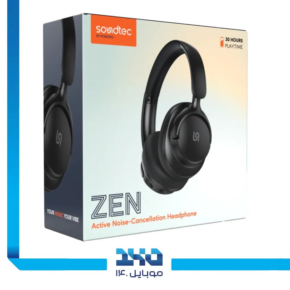 هدفون بیسیم پرودو مدل Porodo Soundtec Zen (نویز کنسلینگ)