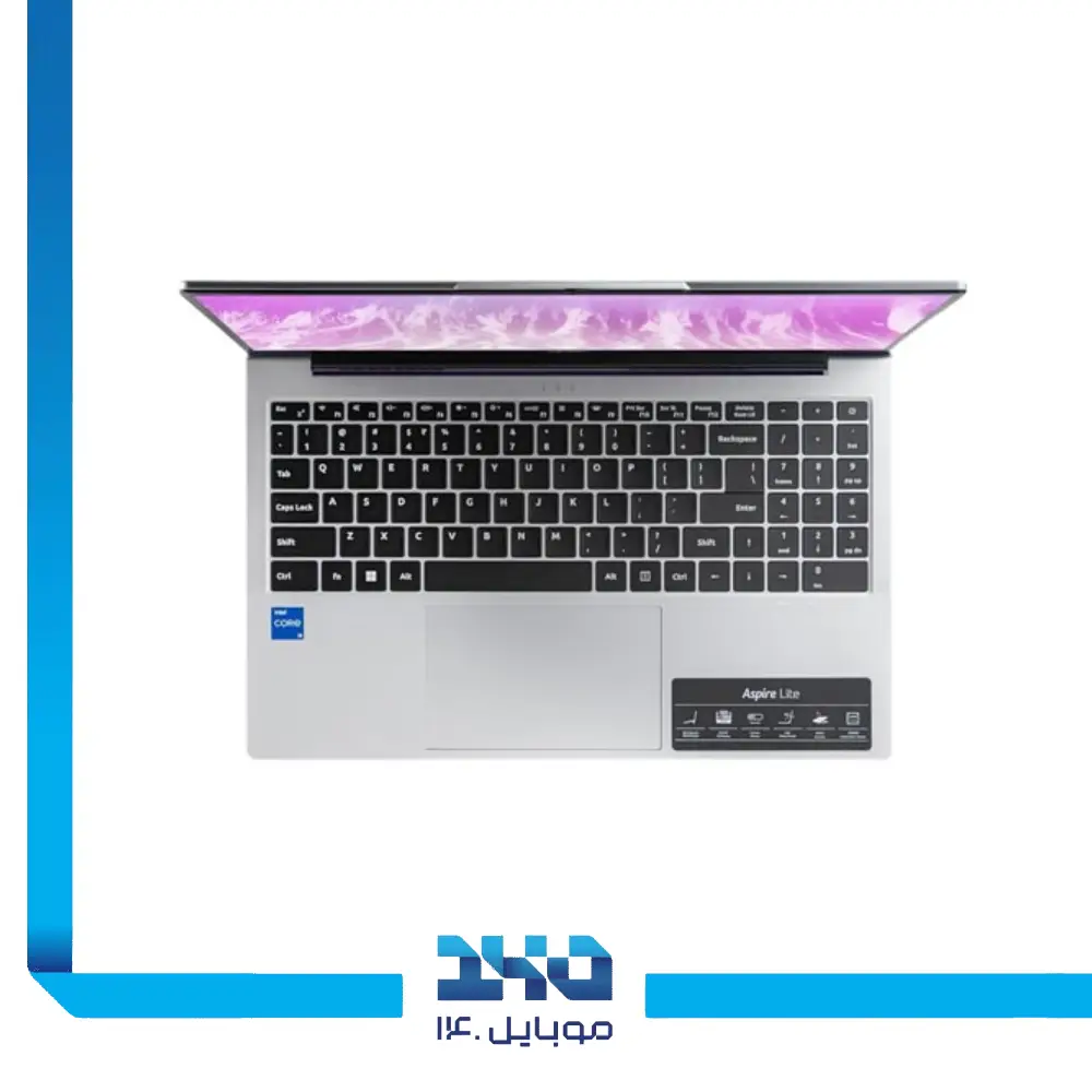 لپ تاپ ایسر 15.6 اینچ مدل Aspire Lite AL15-52H i7 13620H 16GB 512GB Intel UHD Graphics