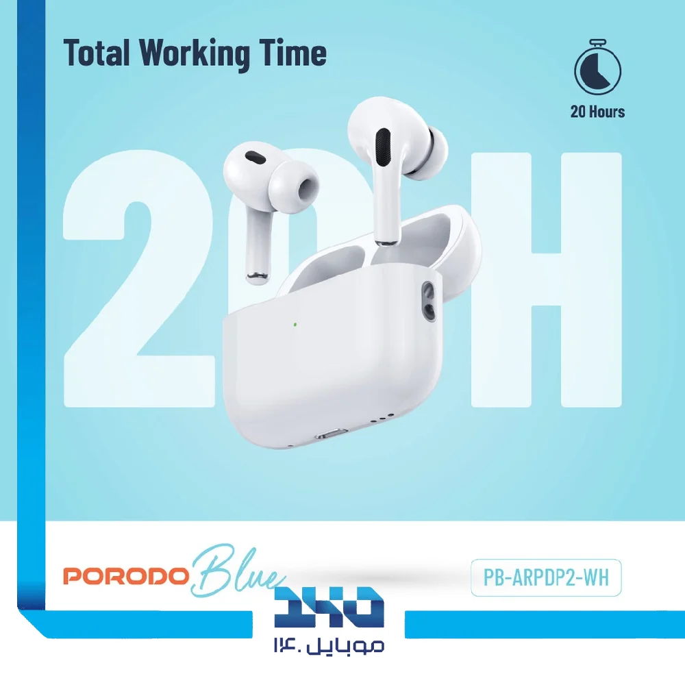 هندزفری بیسیم پرودو مدل (Blue Deep Bass Earbuds Pro 2)