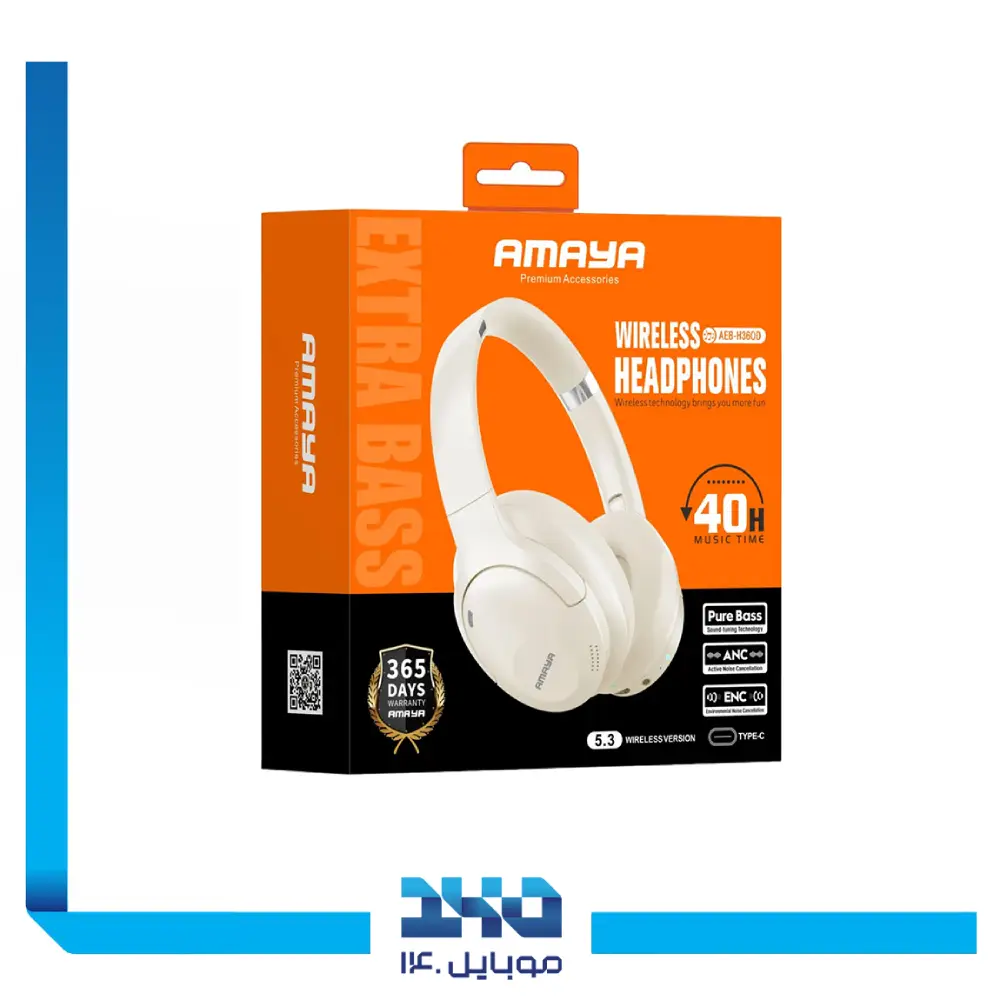هدفون بلوتوثی آمایا مدل AEB-H360D