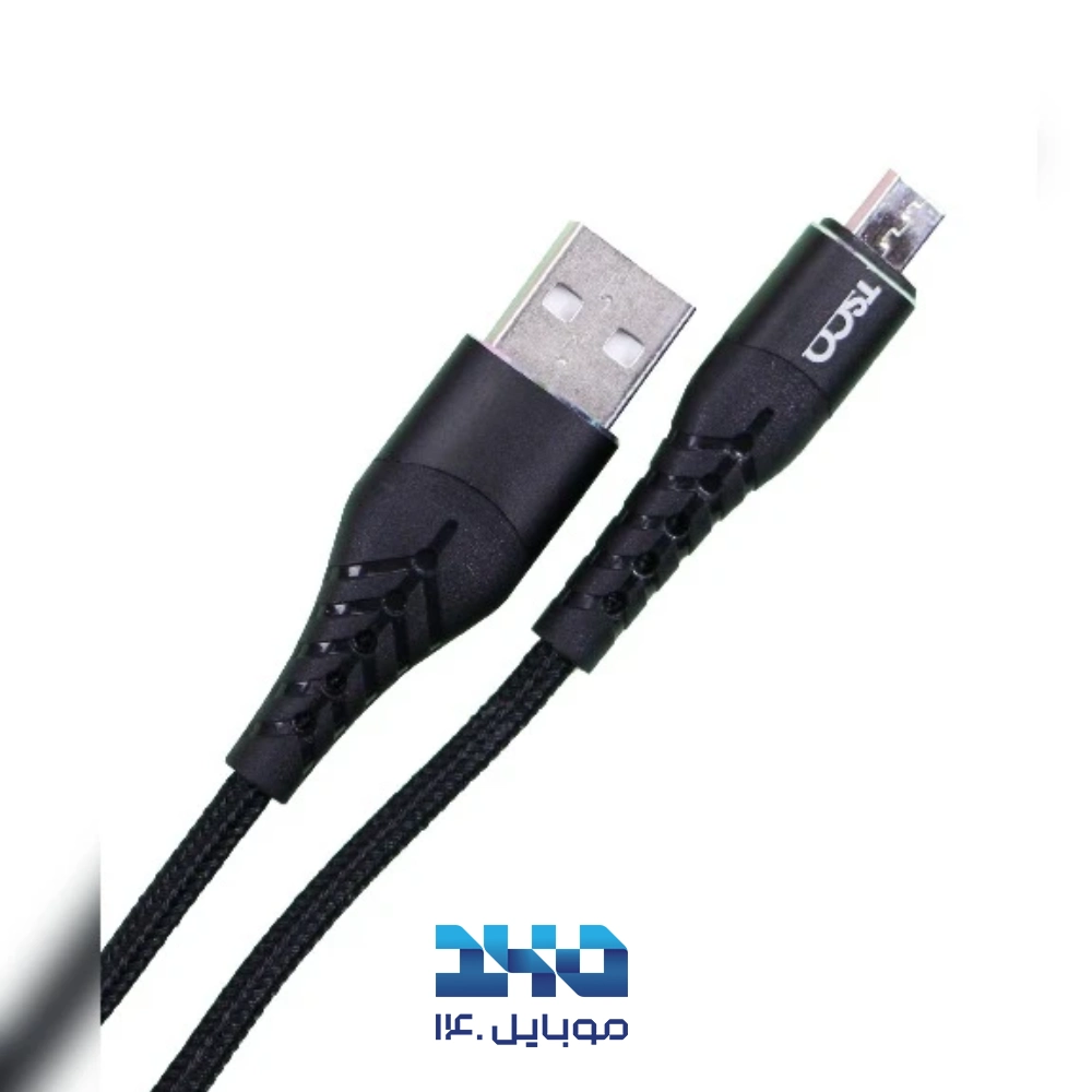 کابل شارژ و دیتا اندروید تسکو مدل TC A189 طول 1 متر
