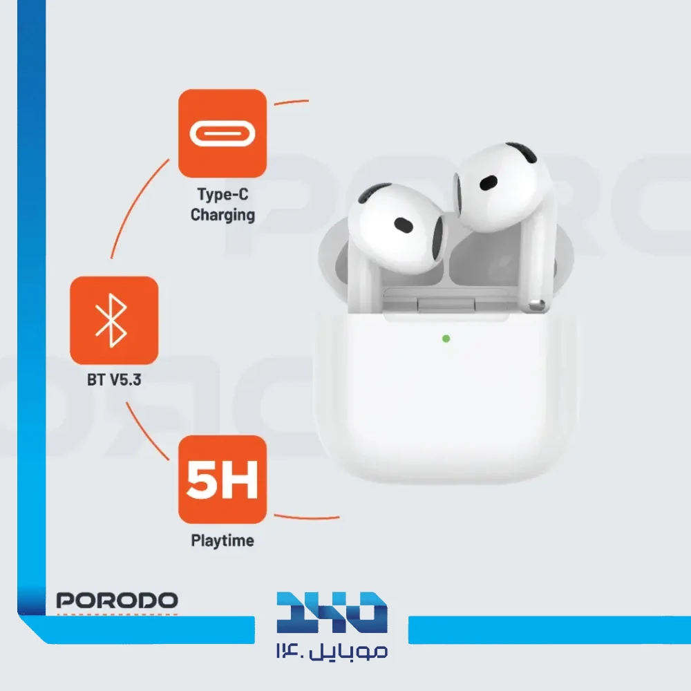 هندزفری بی سیم پرودو مدل Earbuds Gen 4