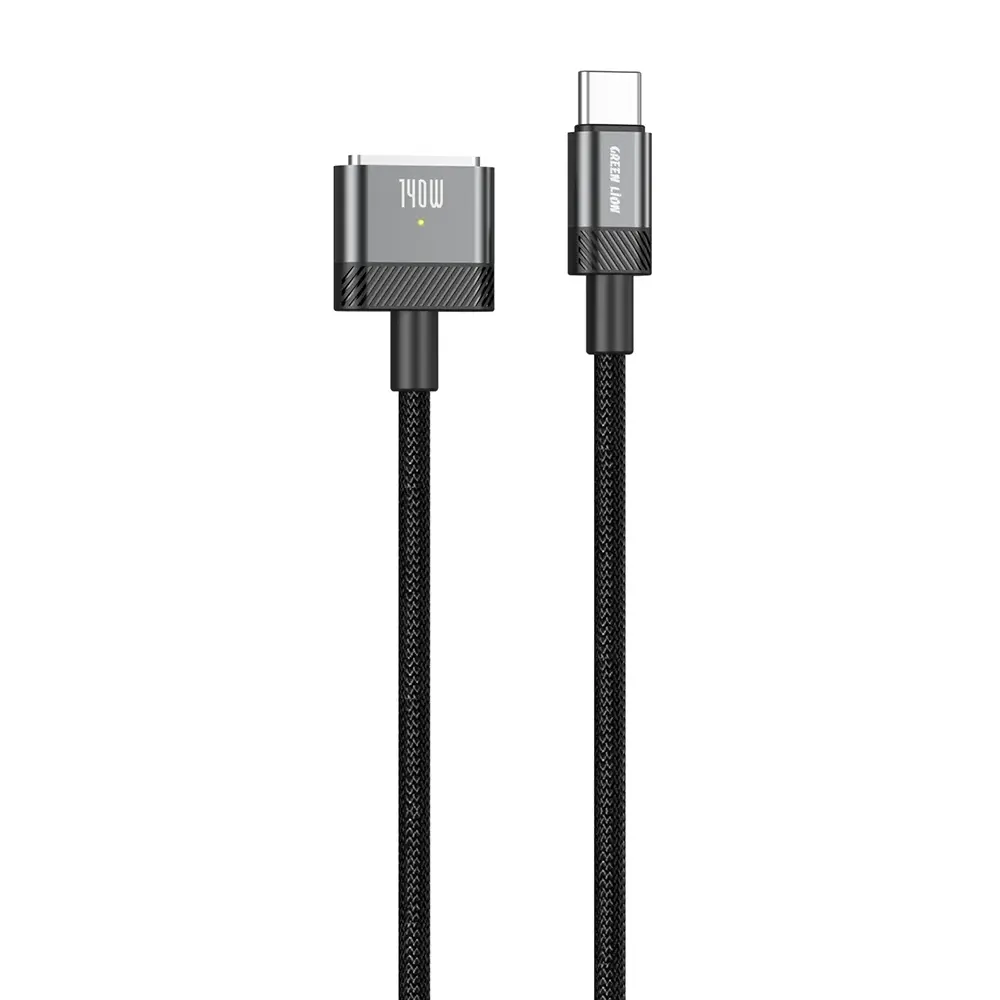 کابل تبدیل 140 وات USB-C به Magsafe3 گرین لاین مدل (Magnetic Charging)