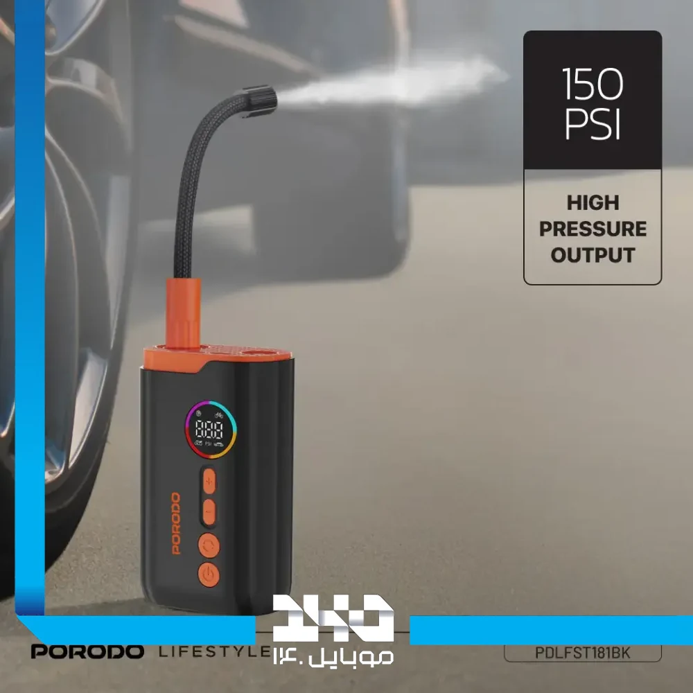 پمپ باد خودرو پرودو مدل PDLFST181BK