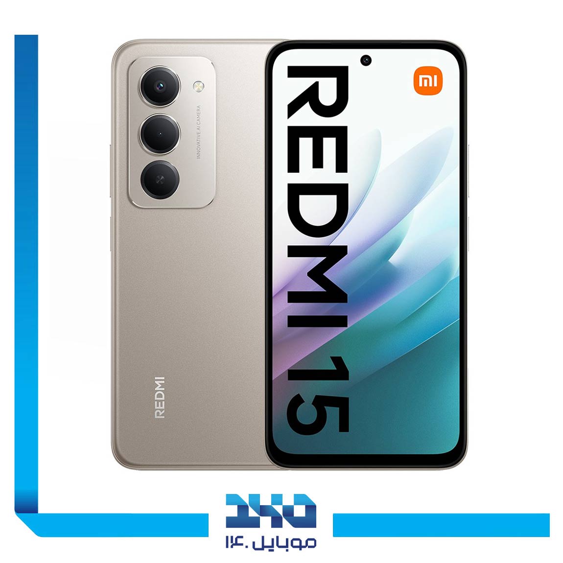 گوشی موبایل شیائومی مدل Redmi 15 ظرفیت 128 گیگابایت رم 6 گیگابایت | 4G