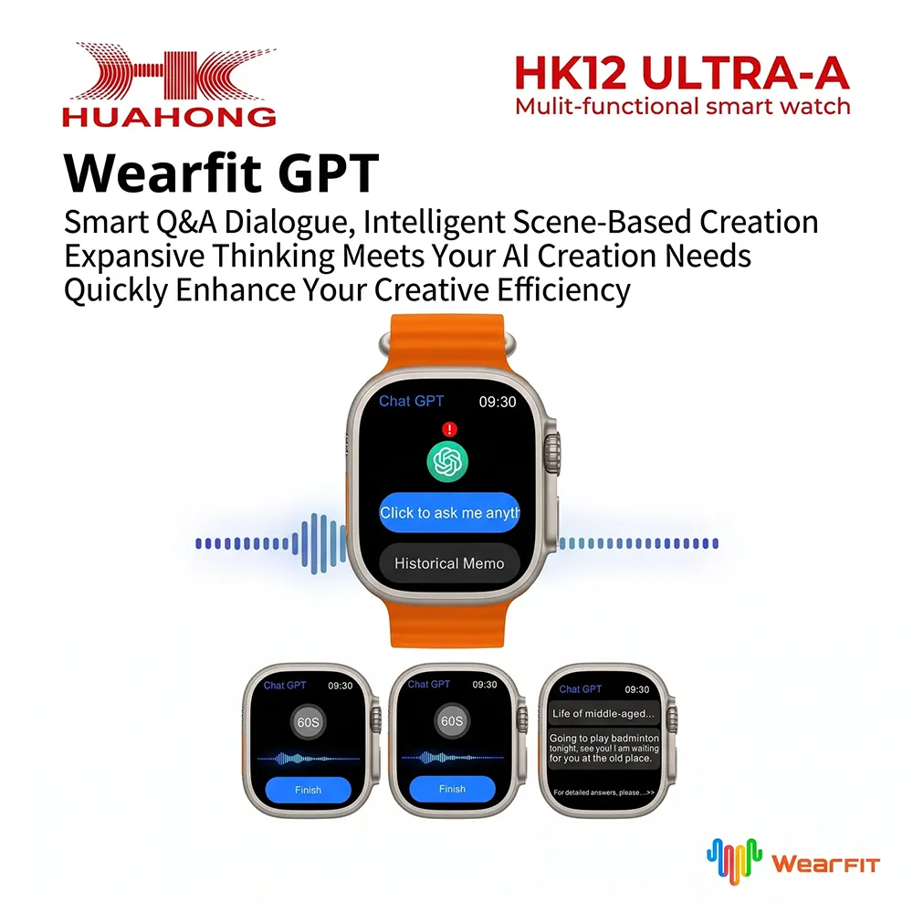 ساعت هوشمند هواهونگ مدل HK12 Ultra A سایز 50 میلیمتر